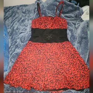 Tripp Red & Black Dress